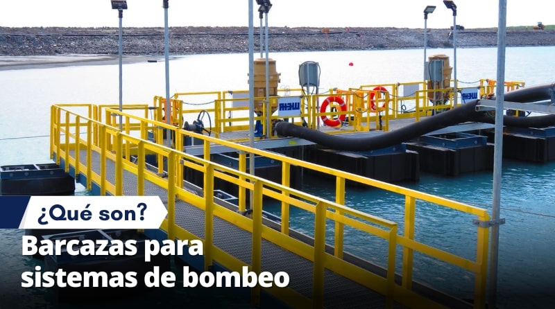 barcazas para sistemas de bombeo