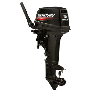 MERCURY, MOTOR FUERA DE BORDA 2 TIEMPOS DE 15HP (Cola 15″) – 15 MH